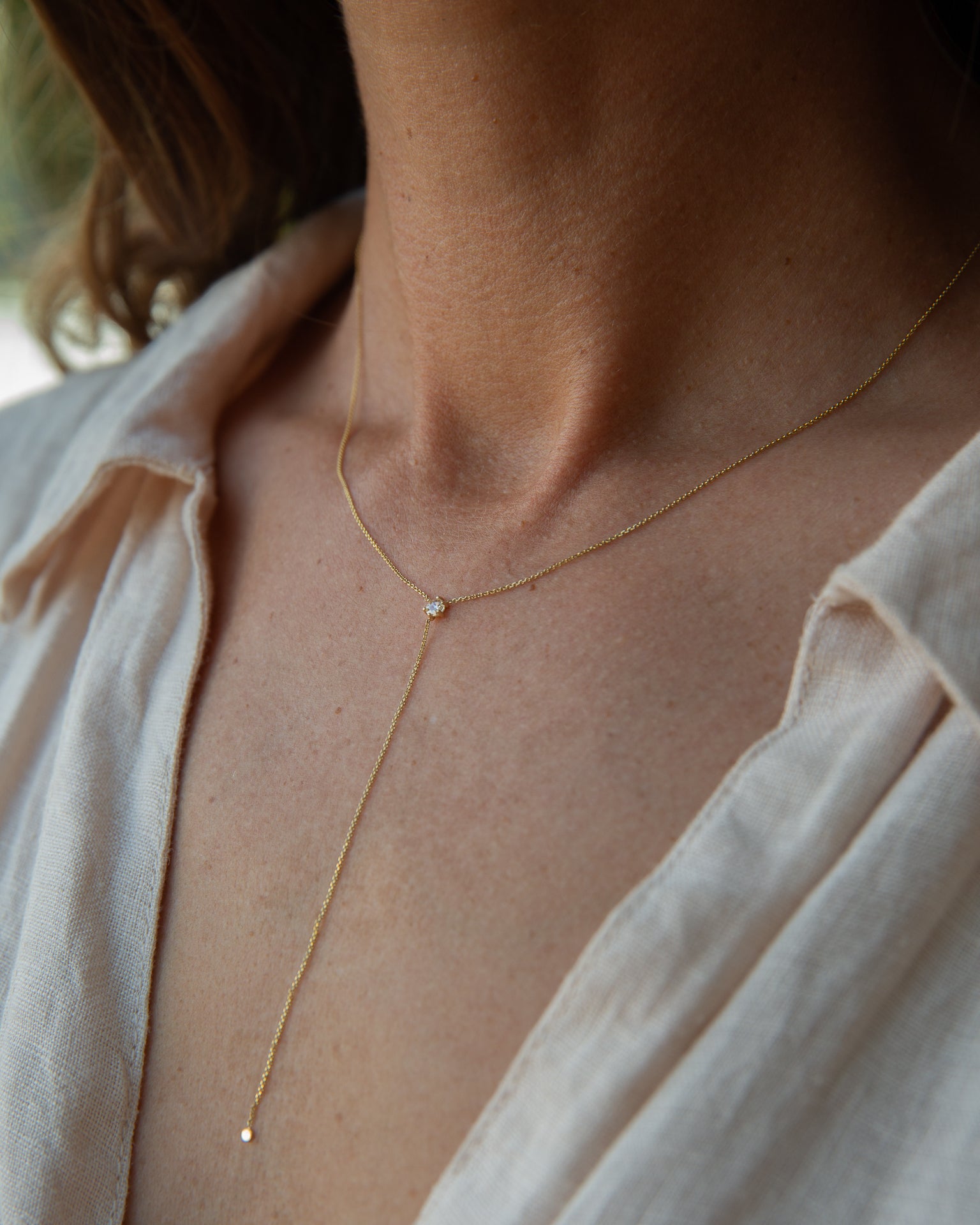 Rose Cut Lariat