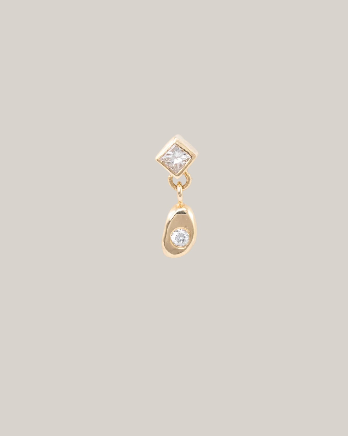 Baby Cairn Stud, Square Diamond