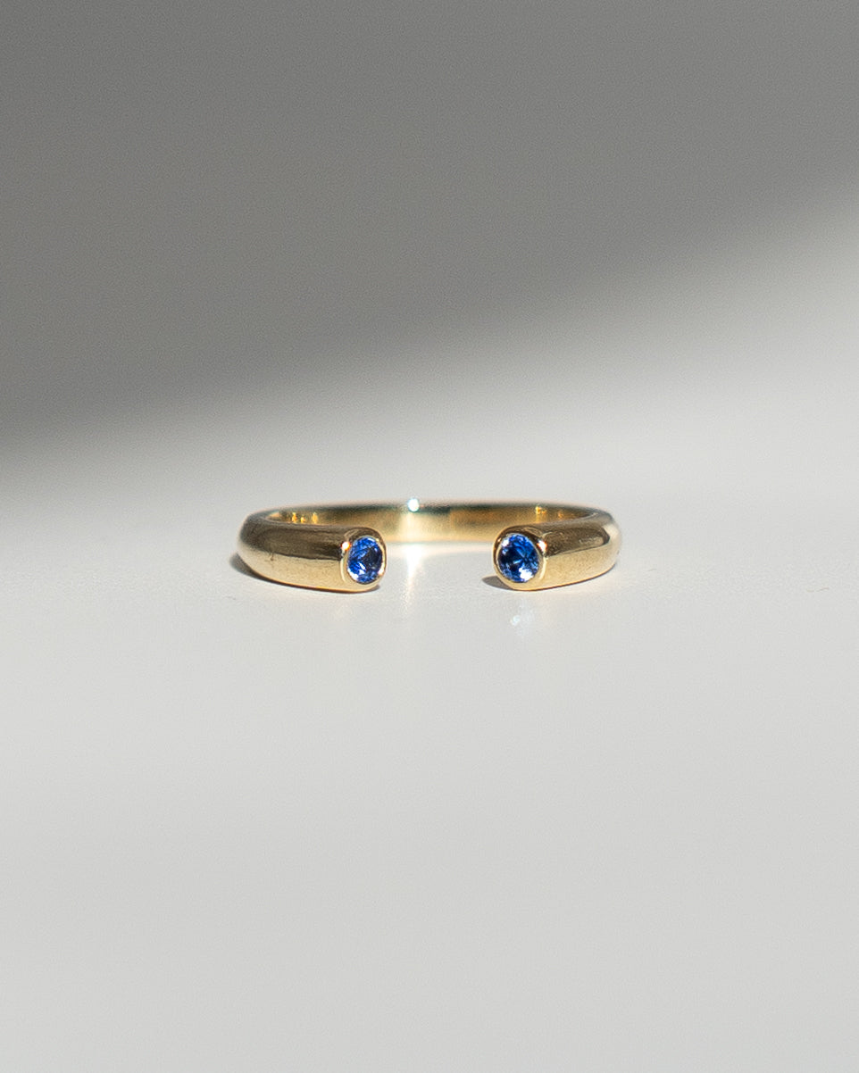Cove Ring, Chakra Sapphires