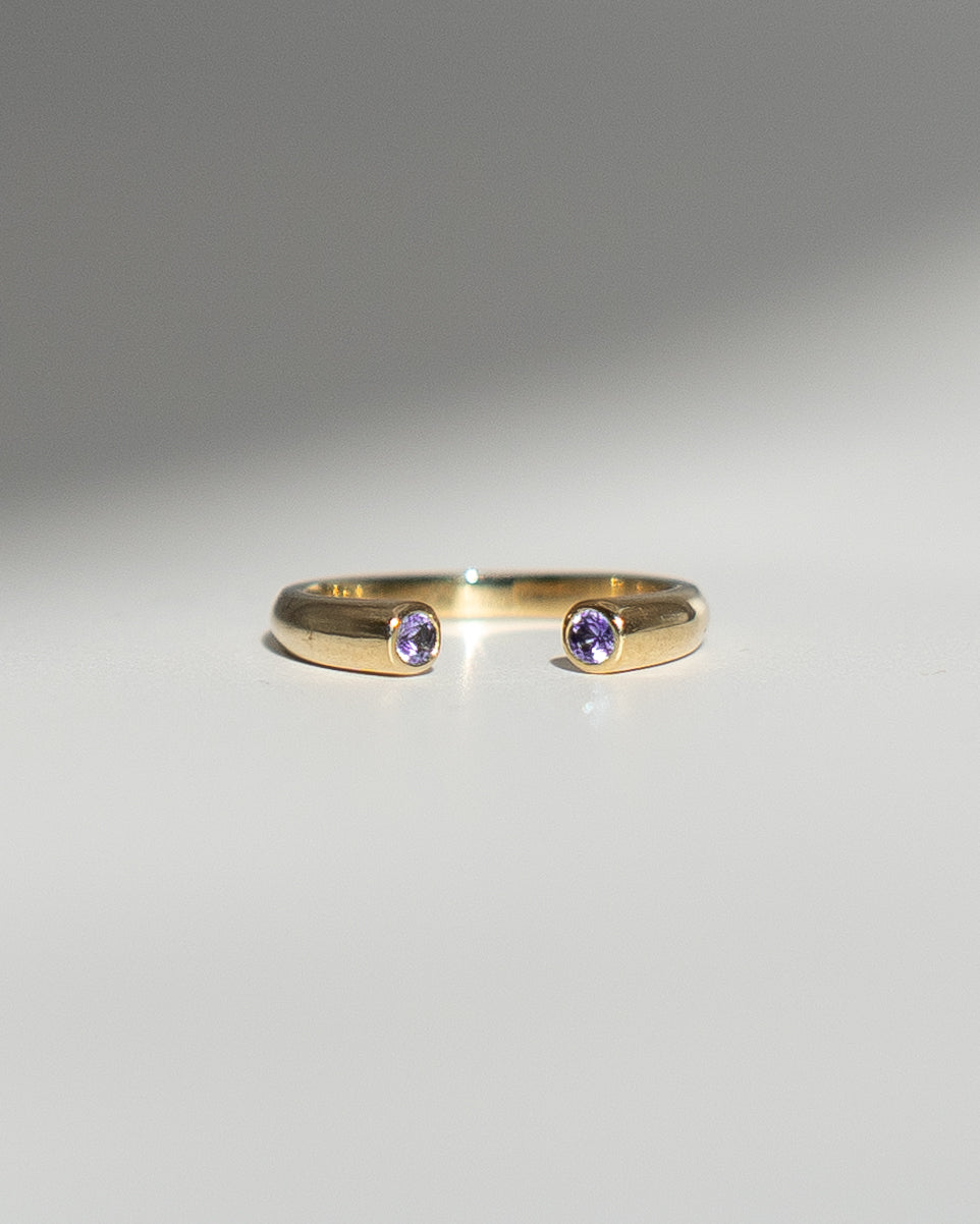 Cove Ring, Chakra Sapphires