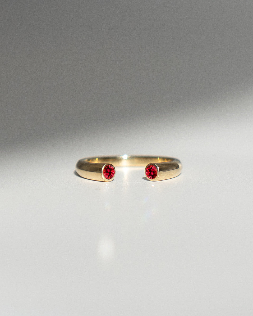 Cove Ring, Chakra Sapphires
